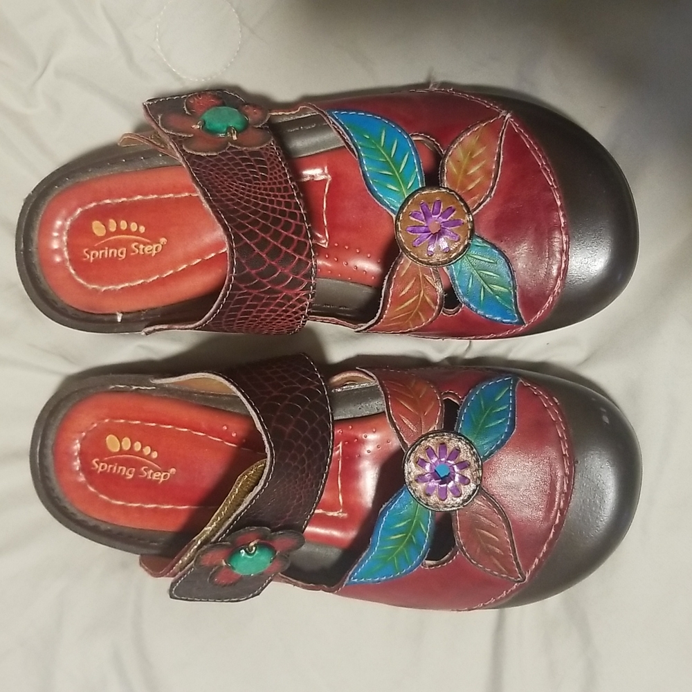 Spring Step Women's Multicolor Leather Sandals